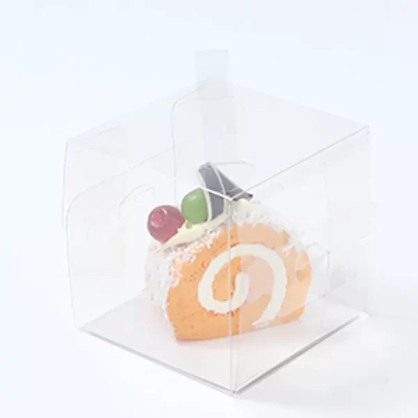 2-inch Clear Plastic Cake Box Wholesale Square Mini Cake Container_1