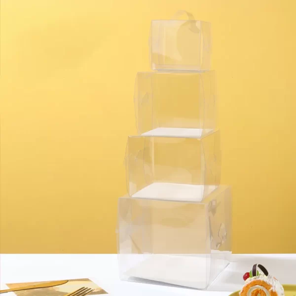 Customized Clear Cake Boxes wholesale (1)