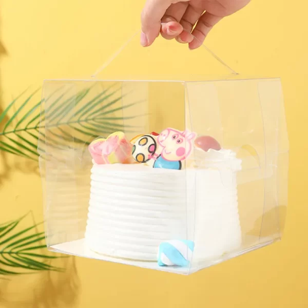 Customized Clear Cake Boxes wholesale (2)