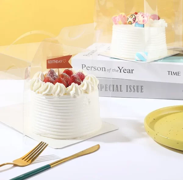 Customized Clear Cake Boxes wholesale (5)