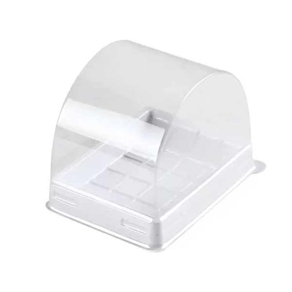 Roll Cake Boxes Wholesale Clear Dome Individual Swiss Roll Packaging Boxes (3)