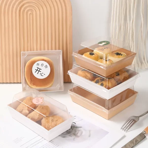 Wholesale Baking Packaging Square Disposable Paper Charcuterie Boxes (1)